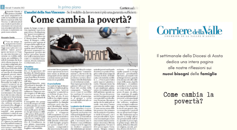 Corriere della Valle - San Vincenzo, come cambia la povertà?