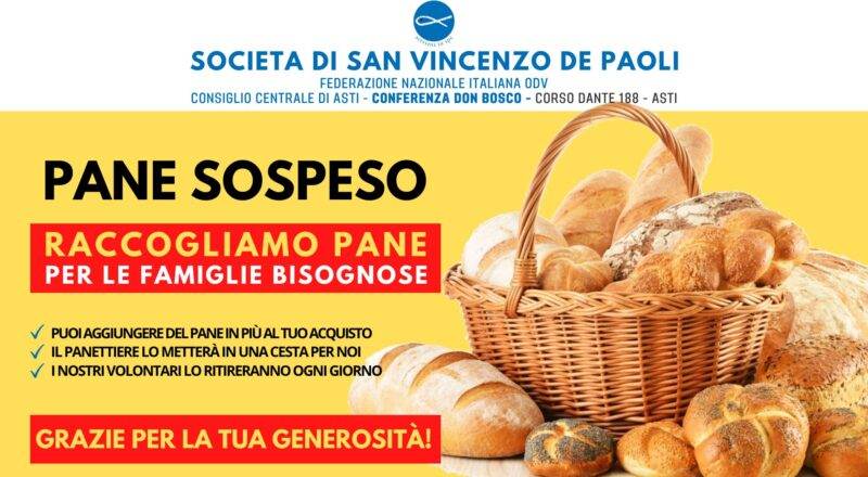 Ad Asti: il pane sospeso