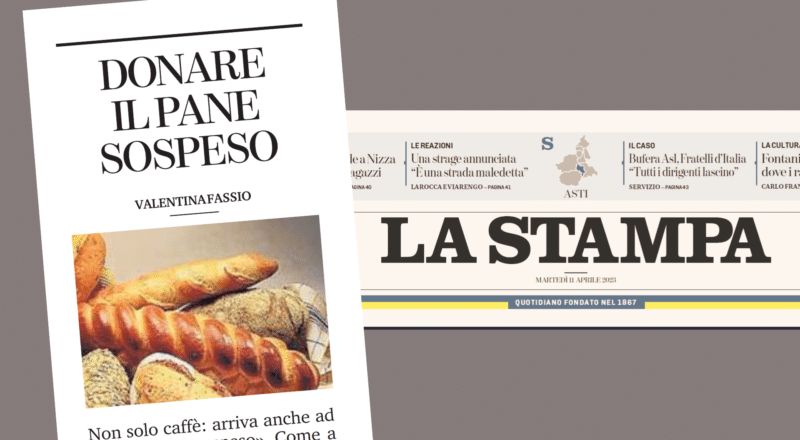 Il «Pane sospeso» di Asti arriva su La Stampa