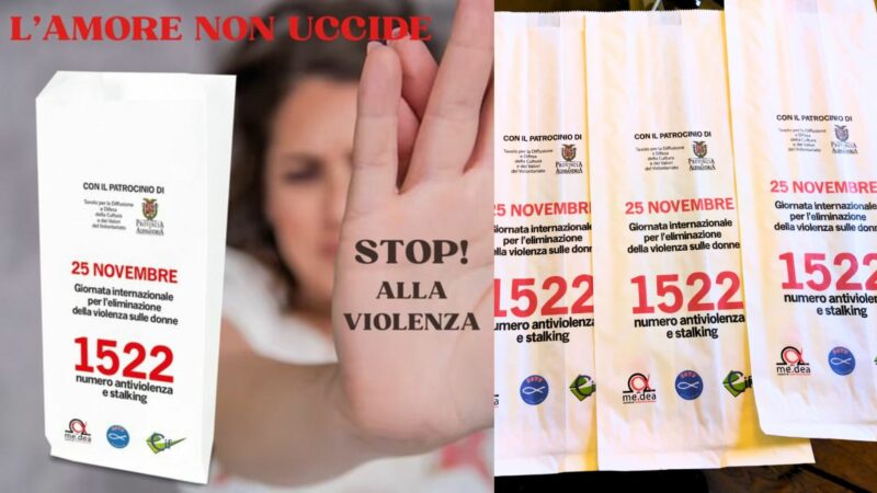 La San Vincenzo di Alessandria insieme al centro antiviolenza me.dea e a C.I.F. distribuisce 5000 sacchetti del pane per ricordare l’esistenza del 1522.