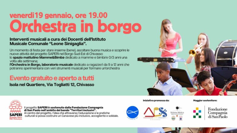 Chivasso: orchestra in borgo!